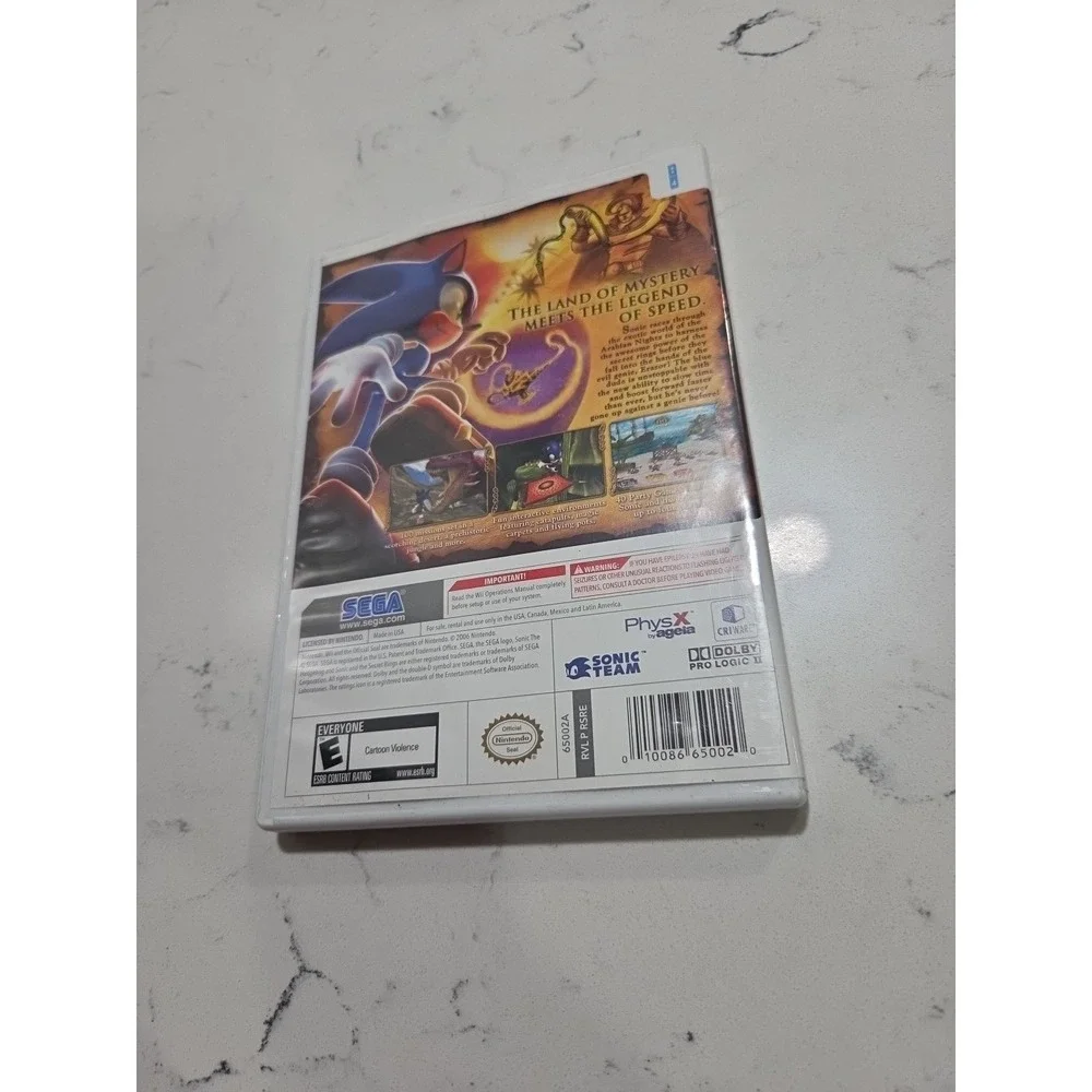 Sonic and the‎ Secret Rings Nintendo Wii (2009) Complete